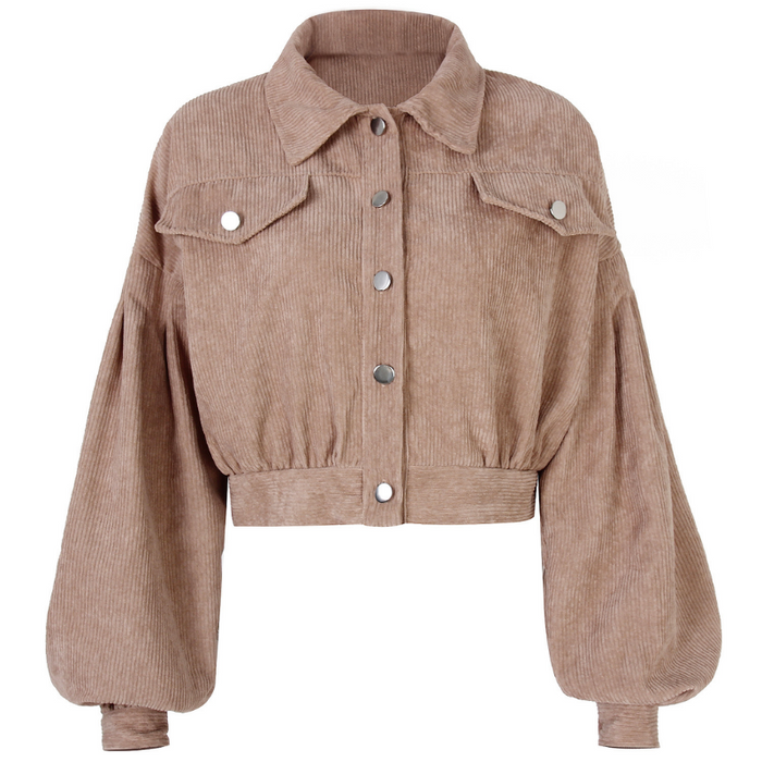 The Lantern Sleeve Corduroy Jacket