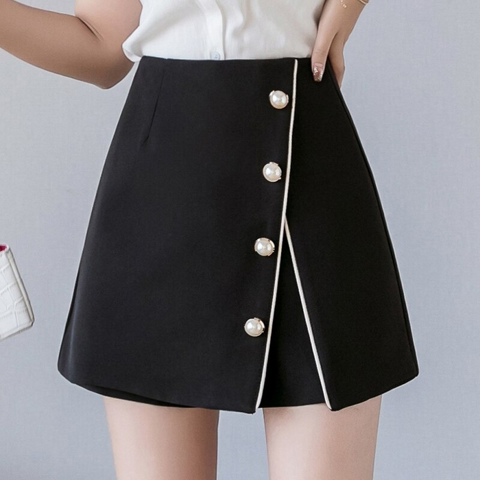 The Pearl Button Down Skirt