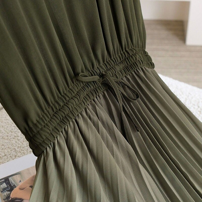 The Ombre Pleated Dress