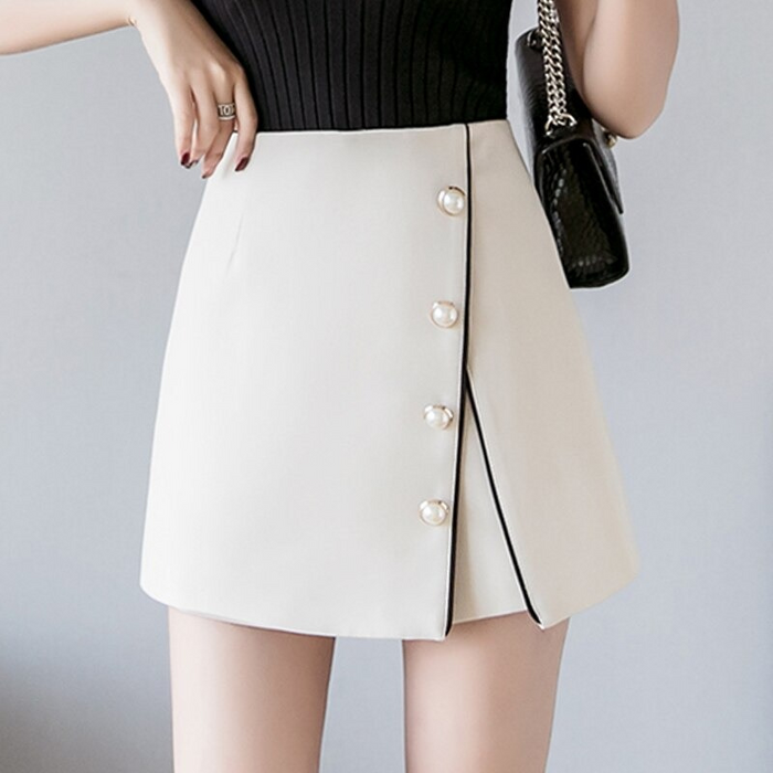 The Pearl Button Down Skirt