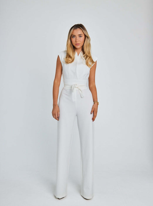 Women's Sleeveless Wide Leg Jumpsuit