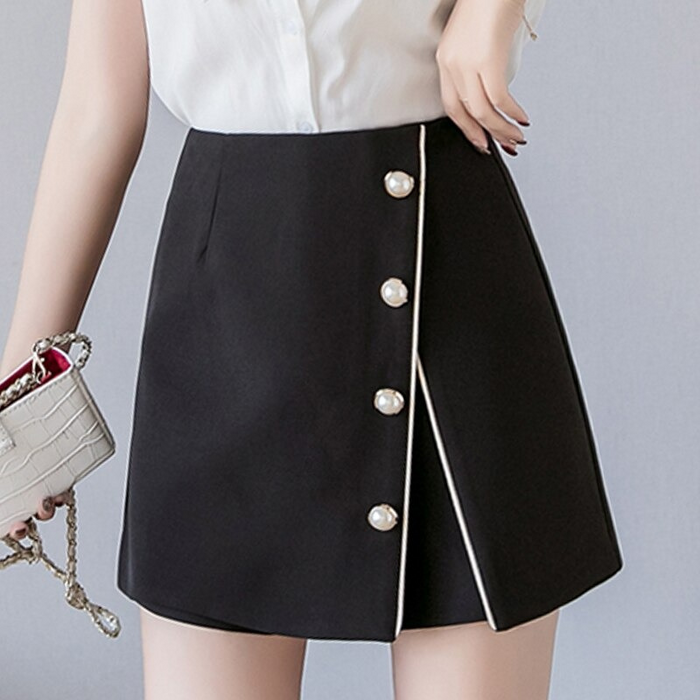 The Pearl Button Down Skirt