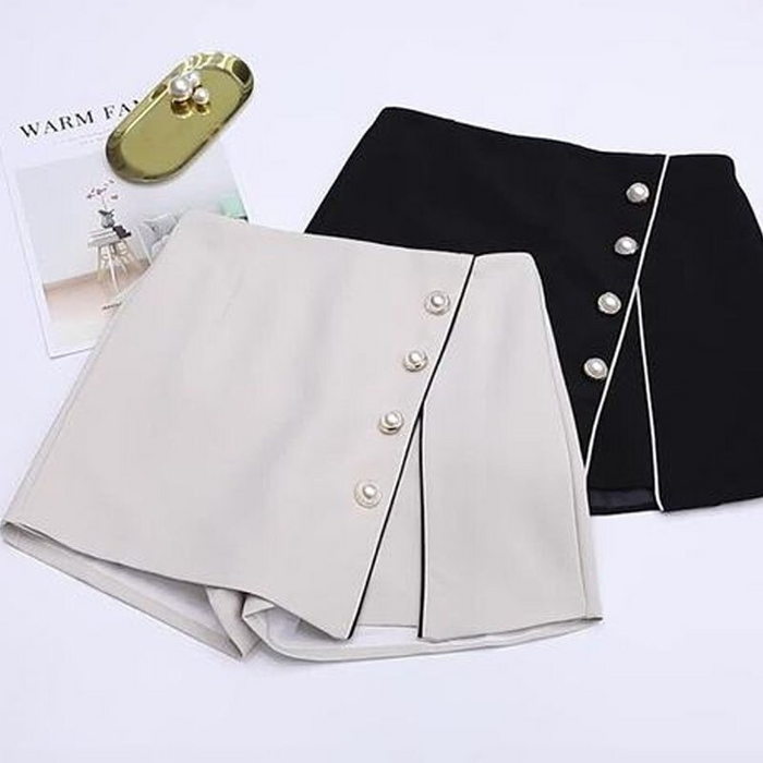 The Pearl Button Down Skirt