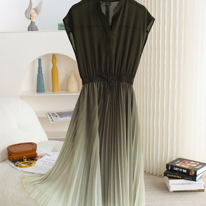 The Ombre Pleated Dress