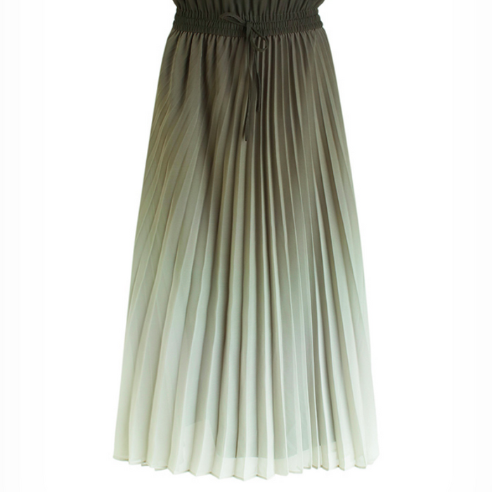 The Ombre Pleated Dress