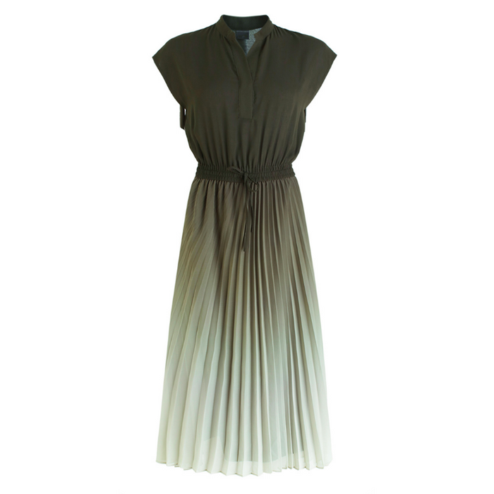 The Ombre Pleated Dress