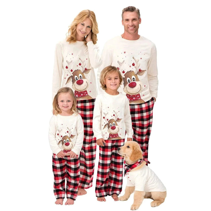 Christmas Deer Family Matching Pajamas Set