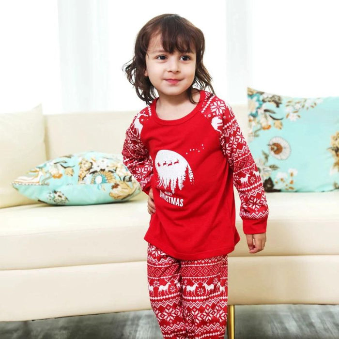 Christmas Pajamas Matching Set Deer