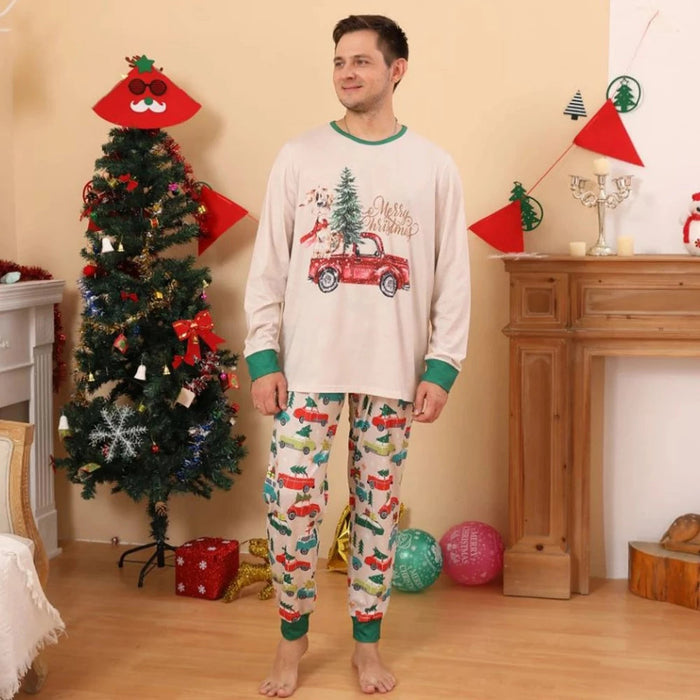 Christmas Cars Family Pajama Set