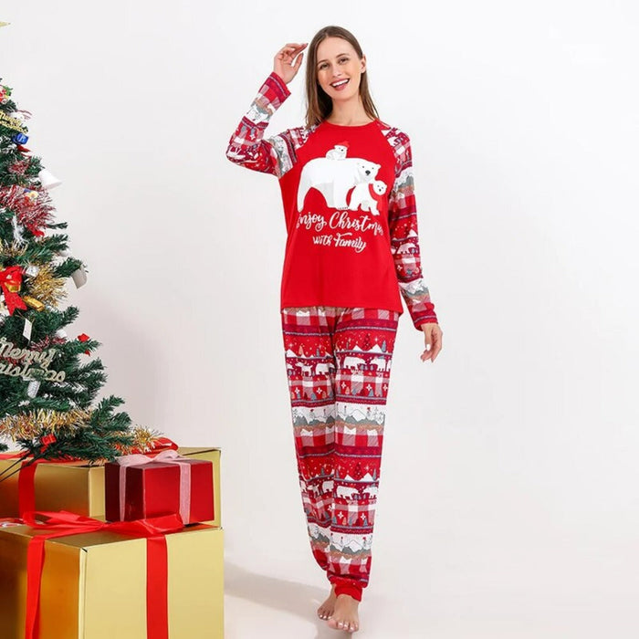 Christmas Bear Family Matching Pajamas