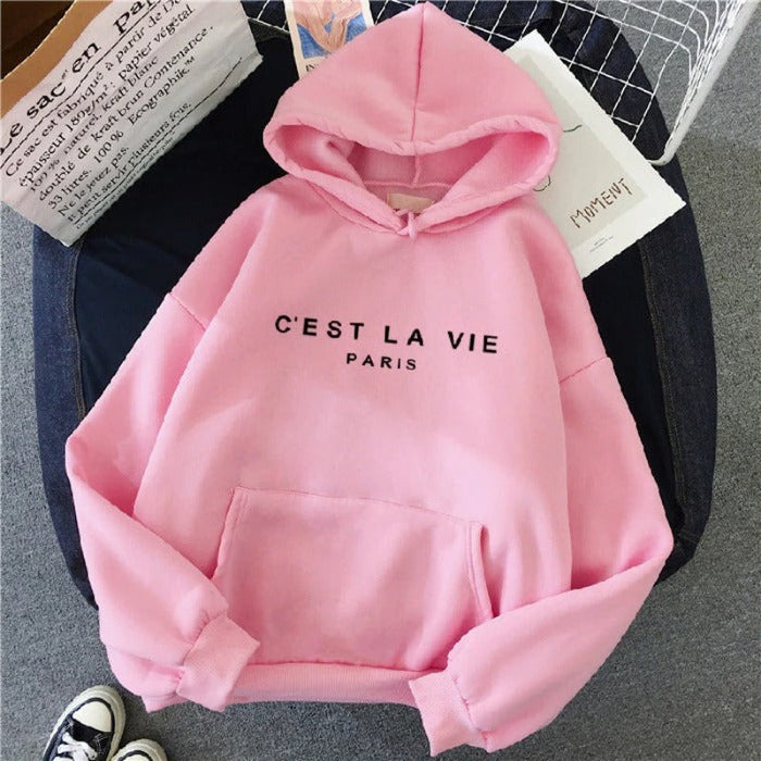 Winter Long Sleeve Hooded Sweater