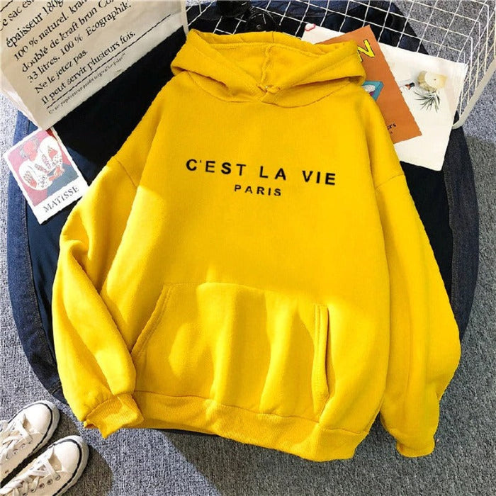 Winter Long Sleeve Hooded Sweater