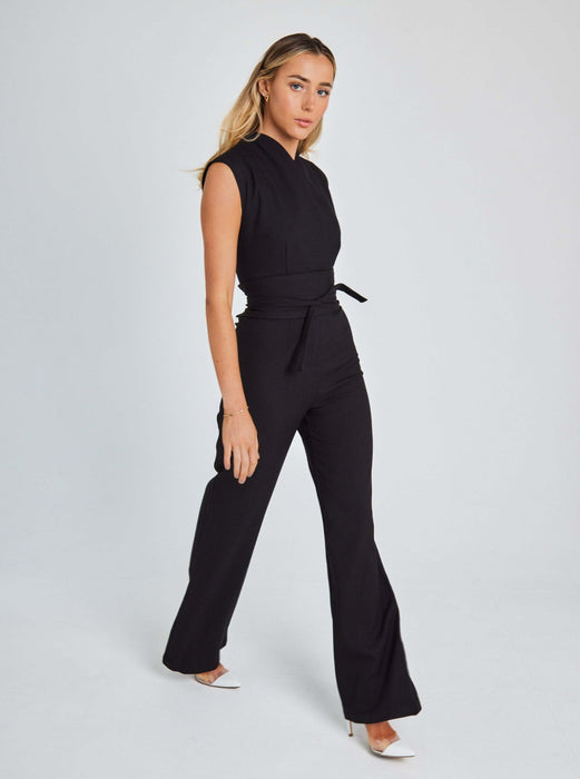 Women's Sleeveless Wide Leg Jumpsuit