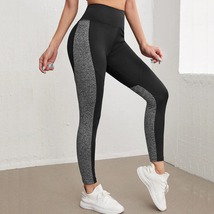 The Black Leggings with Gray Sides