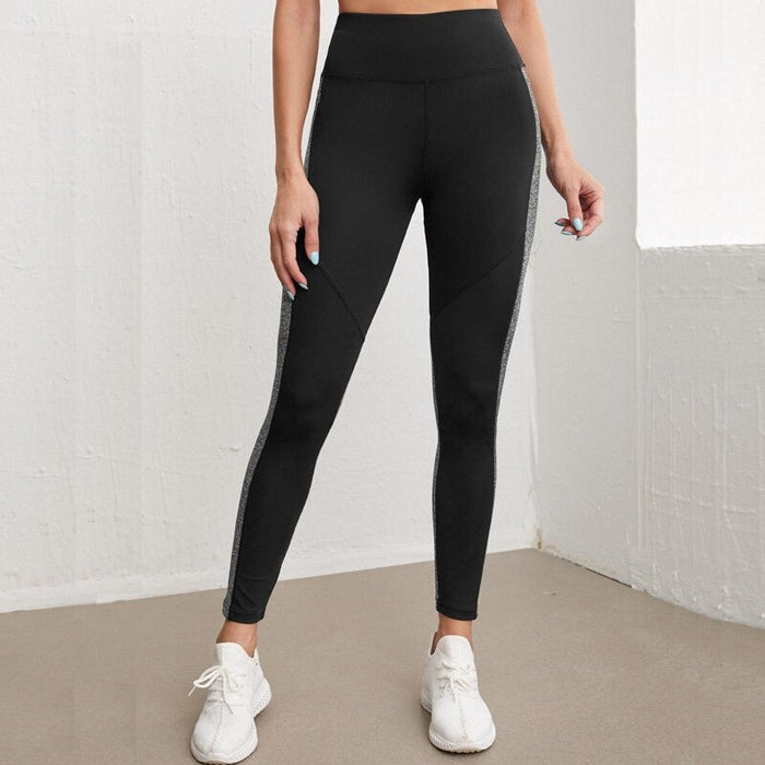 The Black Leggings with Gray Sides