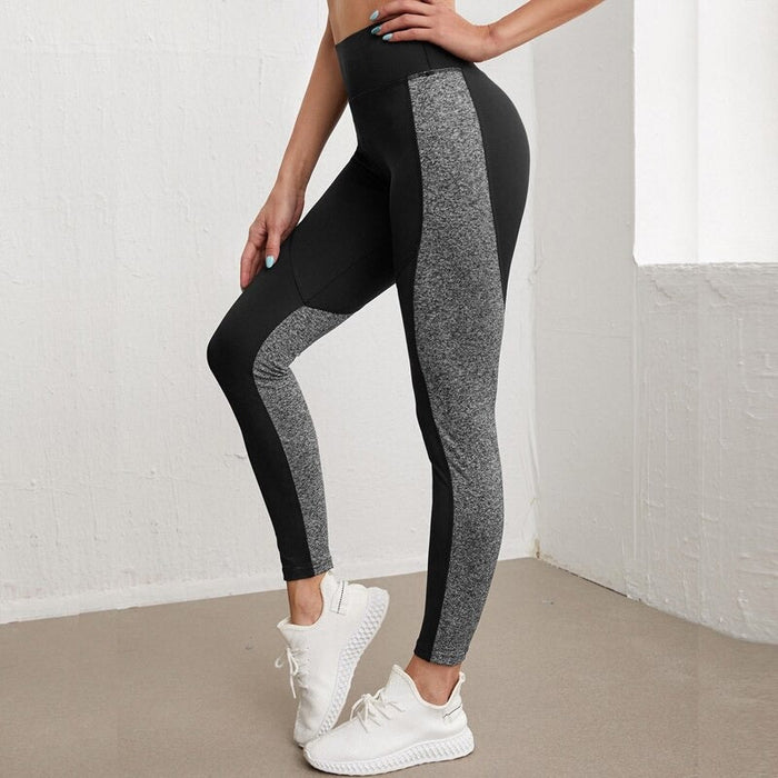 The Black Leggings with Gray Sides