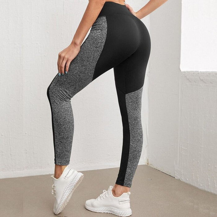 The Black Leggings with Gray Sides