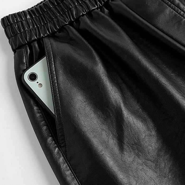 The Leather Autumn Winter Casual Shorts