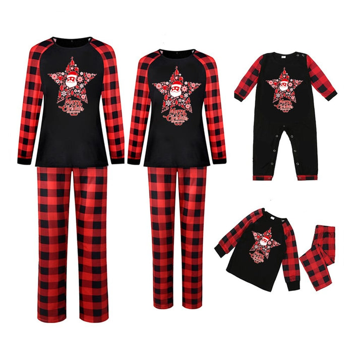 The Dark Christmas Star Family Matching Pajama Set